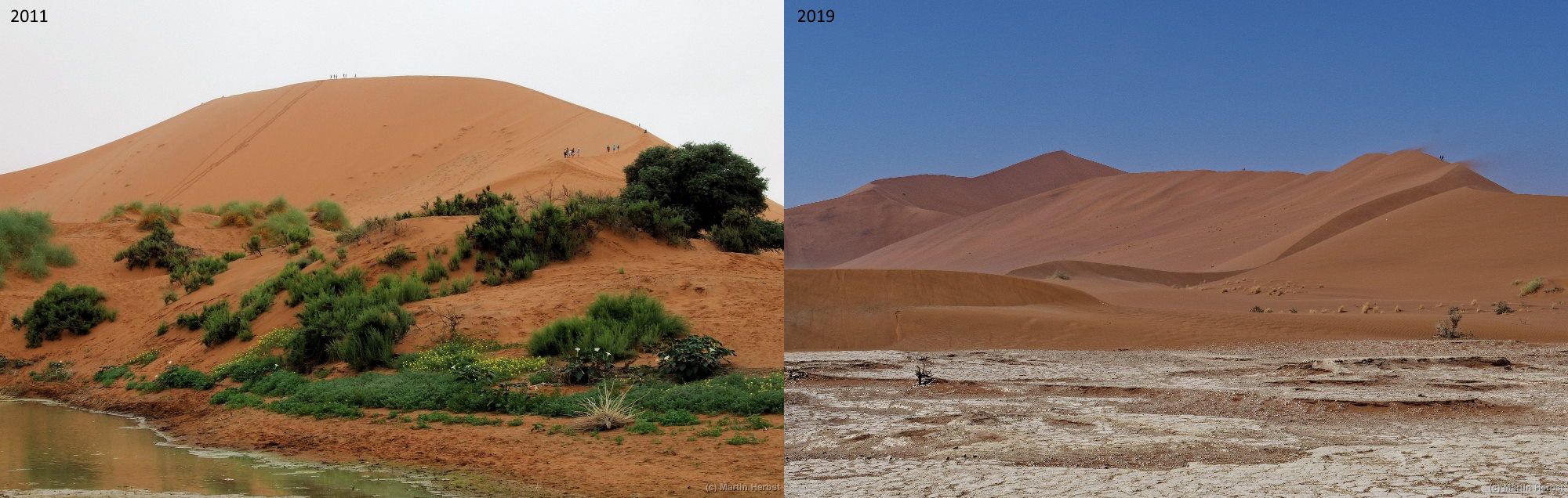 Kontraste: Namibia 2011 und 2019